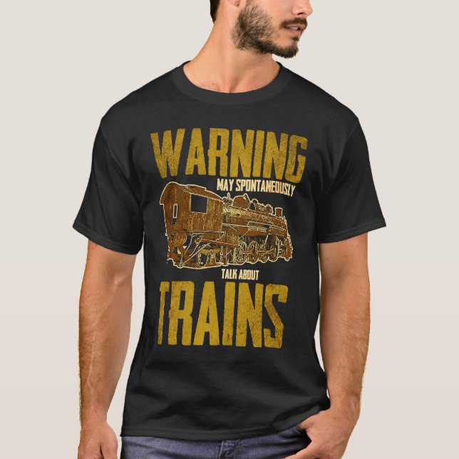 Camiseta Ferrocarril Modelo Ferrocarril Ventilador Ferrovia (Anverso)