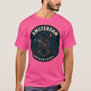 Camiseta Ferrocarril nocturno Moody Canal en los Países Baj