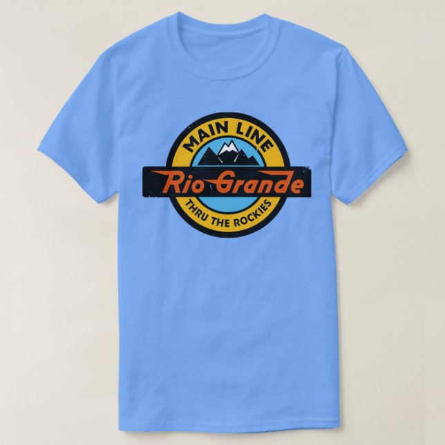 Camiseta Ferrocarril Occidental Denver y Río Grande 2 (Diseño del anverso)