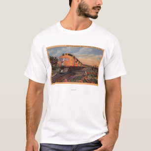 Camiseta Ferrocarril pacífico "ciudad de la unión de Los