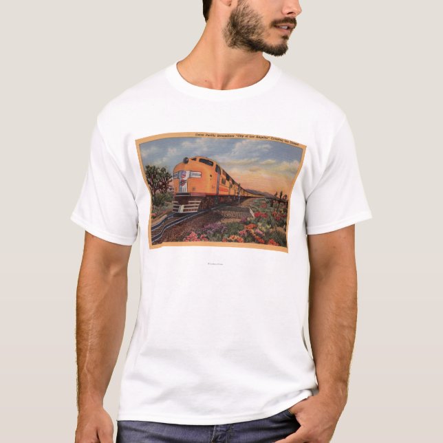 Camiseta Ferrocarril pacífico "ciudad de la unión de Los (Anverso)