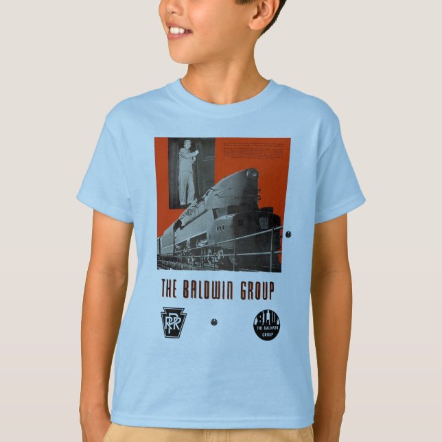 Camiseta Ferrocarril Pennsylvania T1 Locomotora 6111     (Anverso)