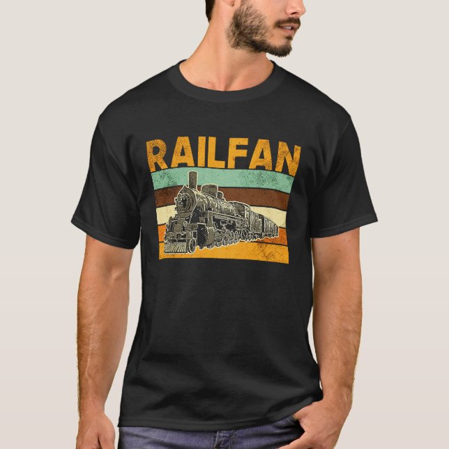 Camiseta Ferrocarril Railfan Train Model Railroad Fan Love (Anverso)