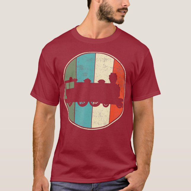 Camiseta Ferrocarril Retro Vintage (Anverso)
