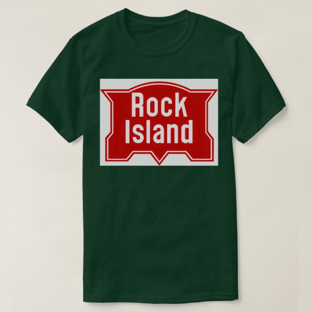 Camiseta Ferrocarril Rock Island (Diseño del anverso)