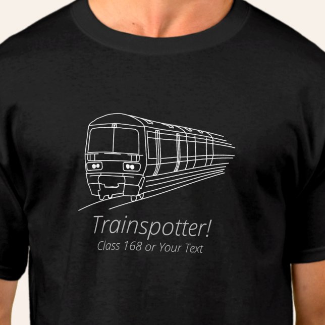 Camiseta Ferrocarril Trainspotter Clase 168 Gran Bretaña Fe (Subido por el creador)