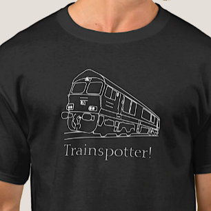 Camiseta Ferrocarril Trainspotter Spotter Railfan UK
