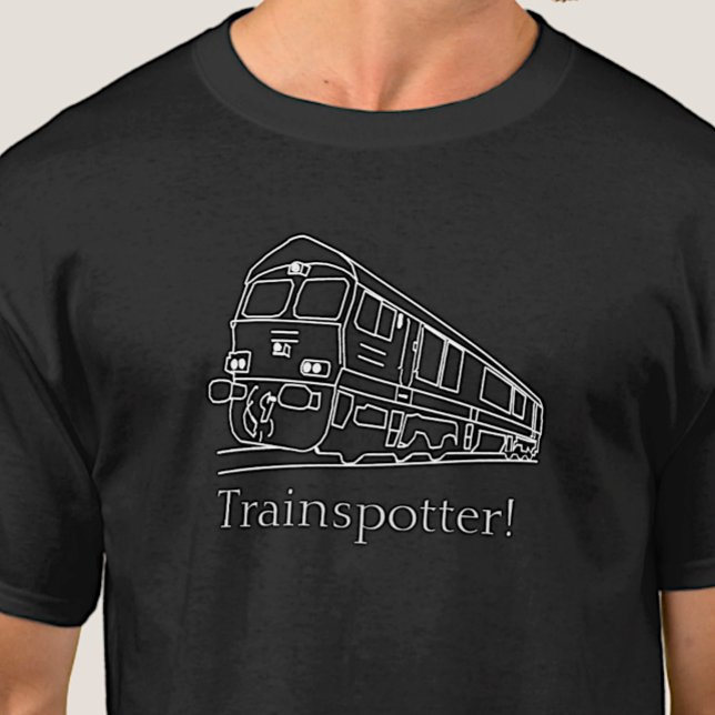 Camiseta Ferrocarril Trainspotter Spotter Railfan UK (Subido por el creador)