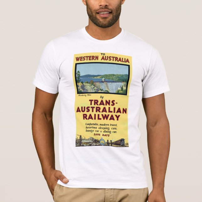 Camiseta Ferrocarril Transaustraliano (Anverso)
