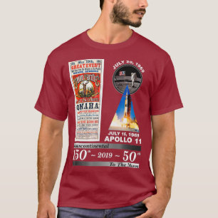 Camiseta Ferrocarril Transcontinental y Apolo 11