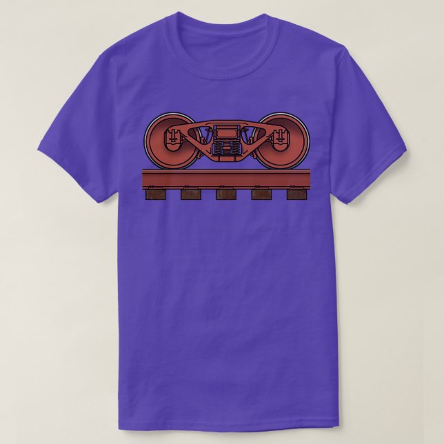 Camiseta Ferrocarril TruckRailway Bogie (Diseño del anverso)