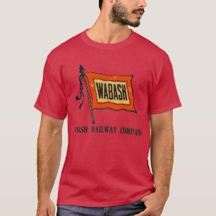 Camiseta Ferrocarril Vintage Wabash 1