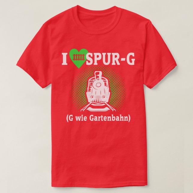 Camiseta Ferrocarriles Jardín Ferroviarios 3 (Diseño del anverso)