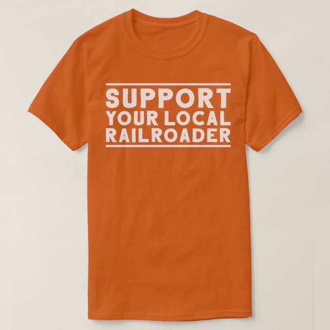 Camiseta Ferroviario Ferroviario Ferroviario Trainman 1 (Diseño del anverso)