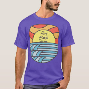Camiseta Ferry Beach Maine ME Sunset Sunrise Souvenir Premi