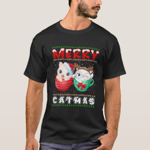 Camiseta Ferry Catmas Cat Feo Funny Gato Navidades Gato Amo