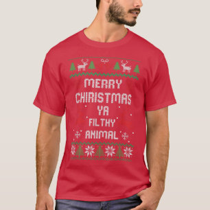 Camiseta Ferry Christmas Animal Filthy Ya