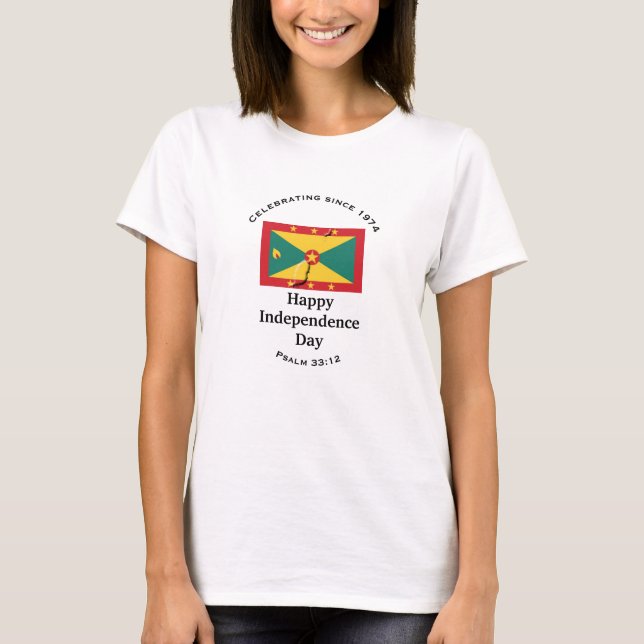 Camiseta Festejando el mapa de la bandera de GRANADA en bla (Anverso)