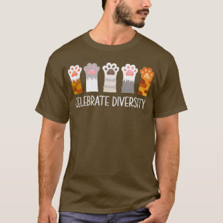 Camiseta Festejar la ruta del gato de la diversidad