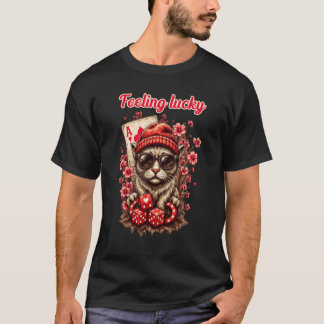 Camiseta Festejo de póquer de gatos sensacionalistas