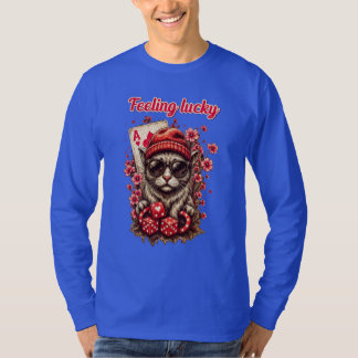 Camiseta Festejo de póquer de gatos sensacionalistas