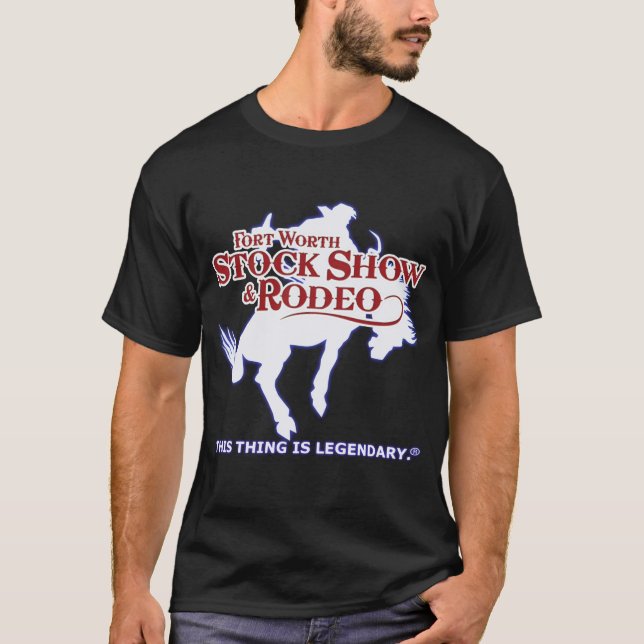 Camiseta Festejos y espectáculos de rodeo de Forth Worth (Anverso)