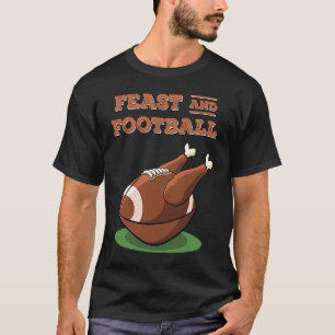 Camiseta Festín de Acción de Gracias en Turquía y revuelo e