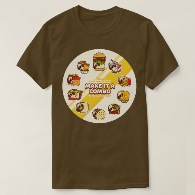 Camiseta Festín de comida rápida (Diseño del anverso)