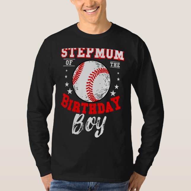Camiseta Festín De La Celebración Del Bday De Béisbol De Na (Anverso)