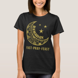 Camiseta Festín de Ramadán Fast Pray Festejos y Ayuno Guay