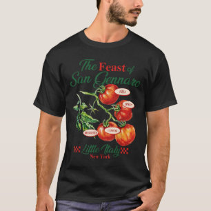 Camiseta Festín Del Tomate De San Gennaro Italia Comida Ita