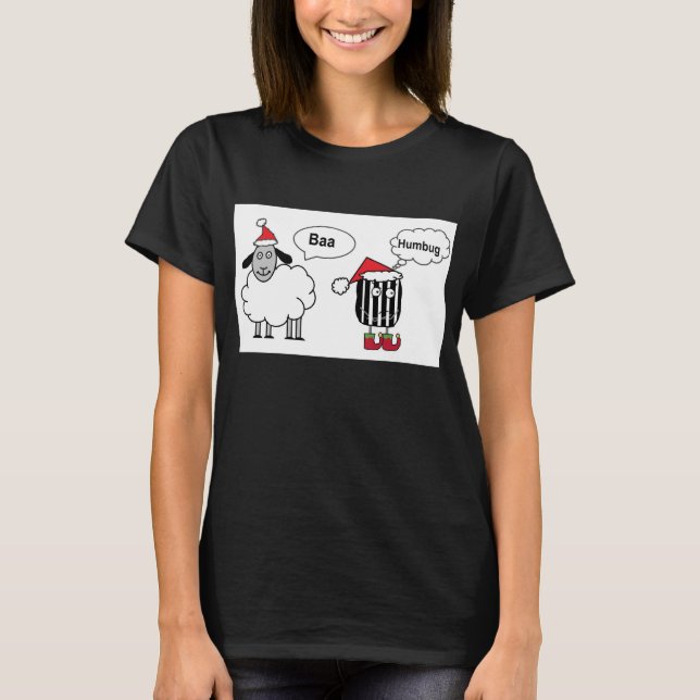 Camiseta festiva de Baa Humbug (Anverso)