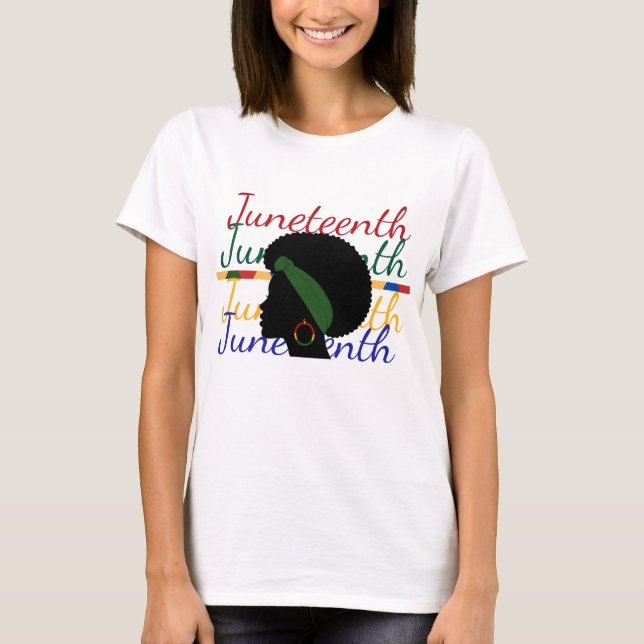 Camiseta Festiva de Juneteenth (Anverso)