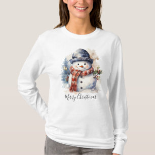 Camiseta festiva de Navidades de invierno