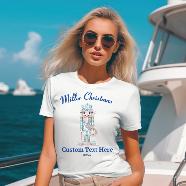 Camiseta Festiva de Nutcracker Costero (Festive Coastal Nutcracker T-Shirt)