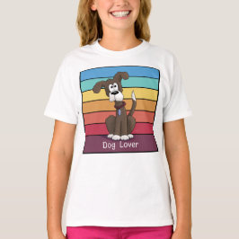 Camiseta festiva de perro amante