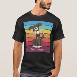 Camiseta festiva de perro amante