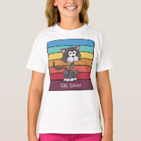 Camiseta festiva para el amante del gato