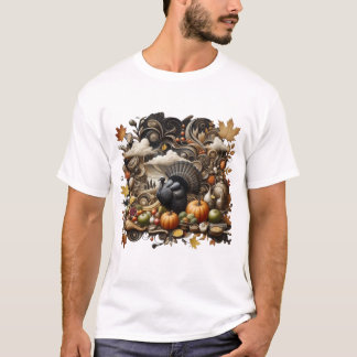 Camiseta festiva y elegante de Acción de Gracias
