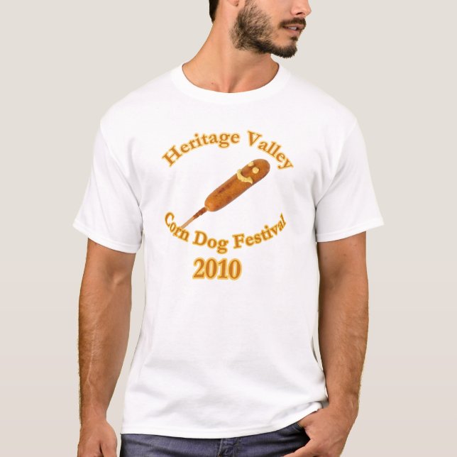Camiseta Festival 2010 del perro de maíz del valle de la (Anverso)