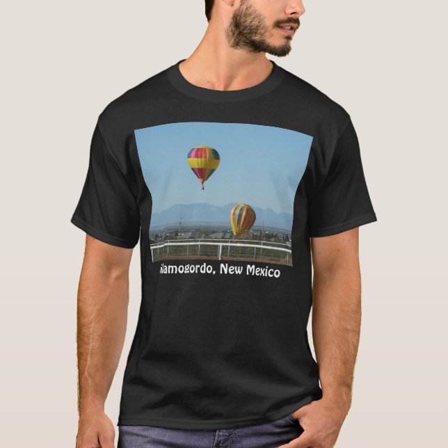 Camiseta Festival Alamogordo New México del globo (Anverso)