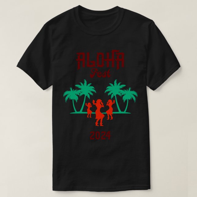 Camiseta Festival Aloha 2024 TShirt 1 (Diseño del anverso)
