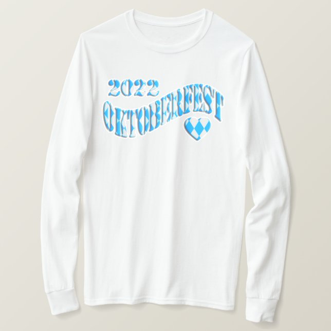 Camiseta Festival Bayern de la Cerveza Alemana Oktoberfest  (Anverso del diseño)