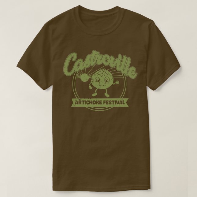 Camiseta Festival Castroville Artichoke 1959 TShirt 1 (Diseño del anverso)