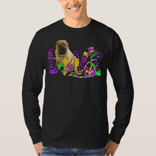 Camiseta Festival de Amor Mardi Gras Leopardo Chino Shar Pe