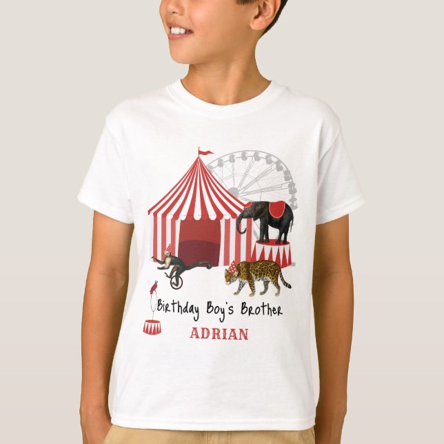 Camiseta Festival de Carnaval Gran tema de cumpleaños (Anverso)