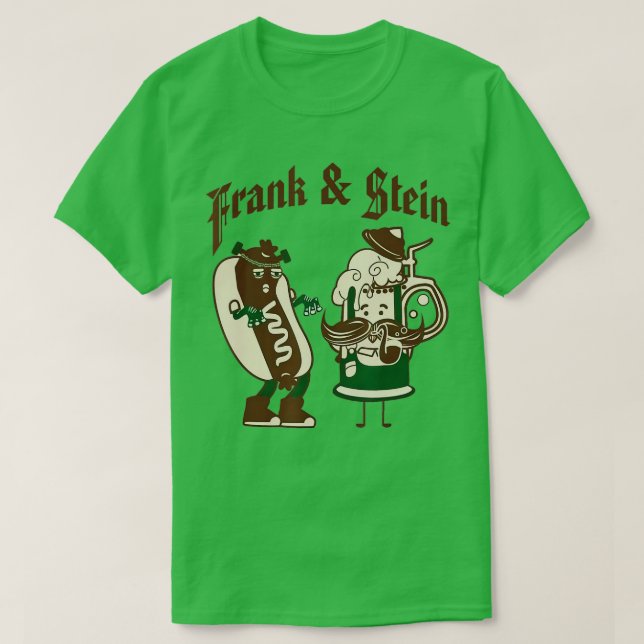 Camiseta Festival de Cervezas de Frank y Stein Oktoberfest (Diseño del anverso)