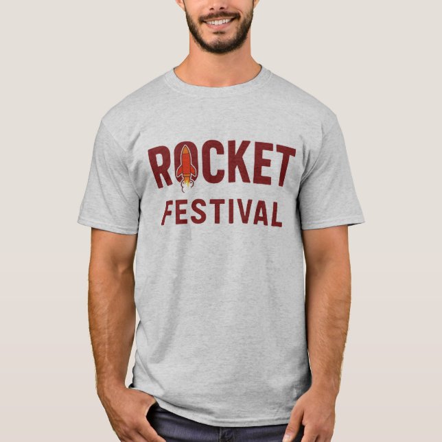Camiseta festival de cohetes (Anverso)