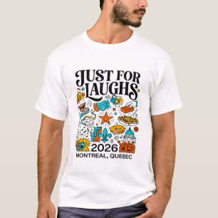 Camiseta Festival de Comedia de Montreal 2026 Quebec Canadá