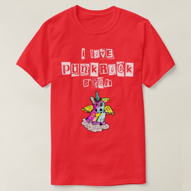 Camiseta Festival de concierto Metalizado de rock de punk U (Diseño del anverso)